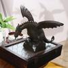 Resin Garden Fountain Dragon Statue Realistic Water Spray Dragon Fountain Spray Dragon  Pond Decor