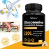 Glucosamin Chondroitin & Kollagen Kapseln, 2800mg Pro Portion, 120 Vegetarische Kapseln Nahrungsergänzungsmittel