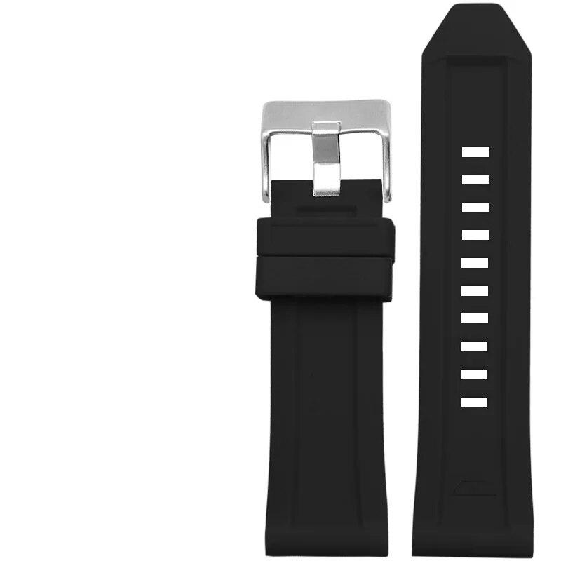 Silikon Kauçuk Bilezik Saat Kayışı 24mm 26mm 28mm dizel DZ4496 DZ4427 DZ4487 DZ4323 DZ4318 DZ4305 Erkek Saat Kayışı