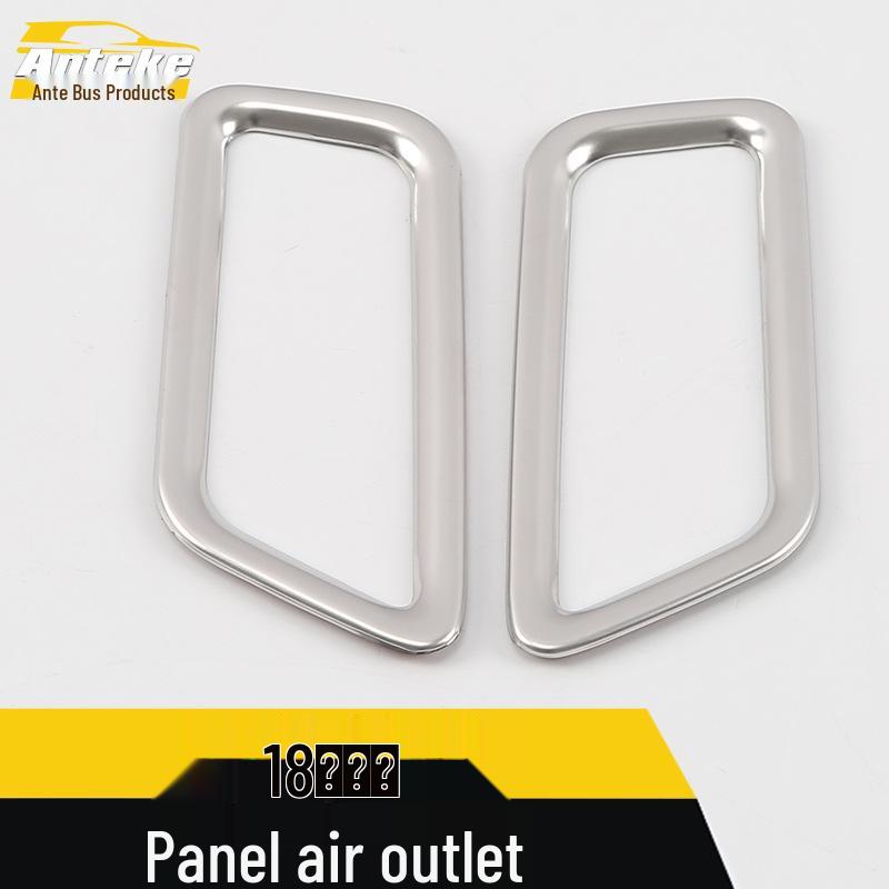 Binrui Air Outlet Bright Ring: Fits 18 Models - Decorative Frame Sticker for Car Air Conditioning Vents