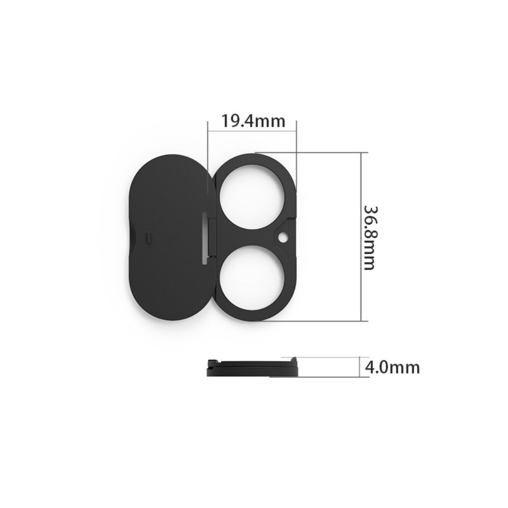 Schutzrückseite WebCam-Abdeckung Kunststoff-Aufkleber Kameraobjektivkappe Kratzfestes Handy-Objektiv Sichtschutz für iPhone 16/16Plus