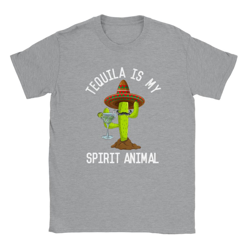 Tequila is My Spirit Animal - Unisex Crewneck T-shirt Unisex T-Shirt XXXXL