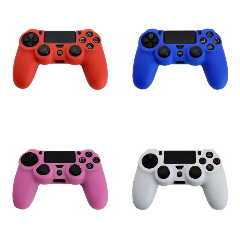 Anti-Slip Silicone Case for PS4 Controller, Sweatproof Protective Grip Cover