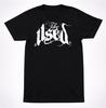 The Used Distressed Calligraphy Logo Mens Kids T Shirt: Gothic Emo Design - Post Hardcore Band Tee, Nostalgic Style