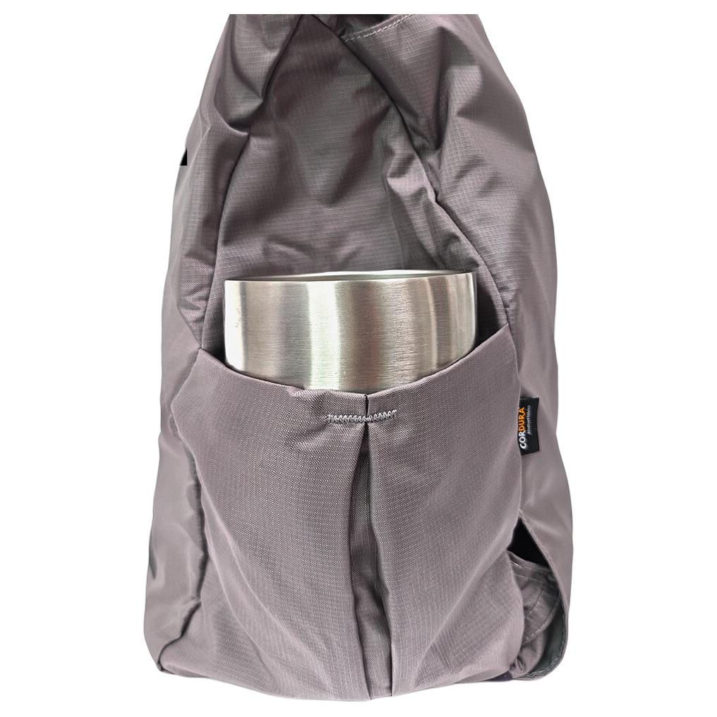 The North Face 23L Urban Lightweight Tear-Resistant Hiking Backpack Unisex Backpacks Nylon Walnut-Gray Long-Twilight-Purple NF0A8HNS