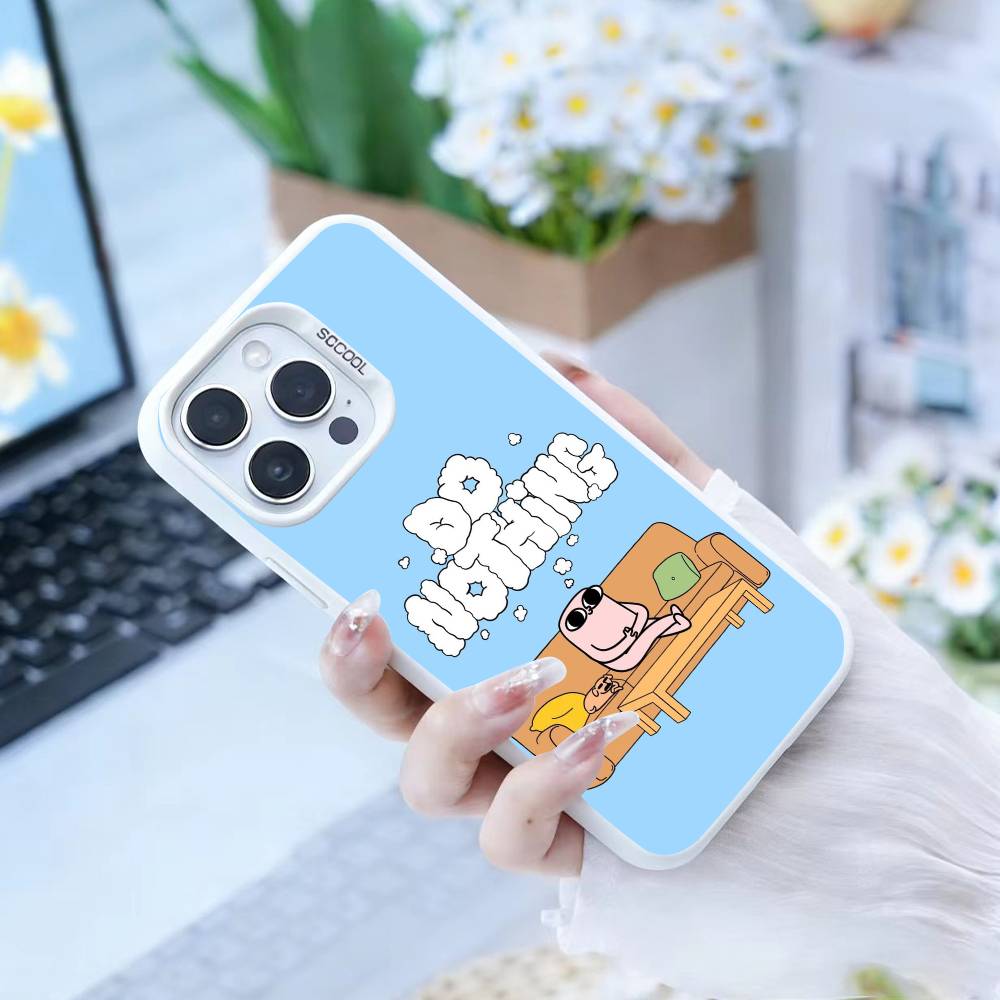 

Cute Cartoon K-Ketnipz Noodles Phone Case For IPhone 16 17 15 14 12 13 Pro Max white Color Shockproof Cover iPhone11PROMAX