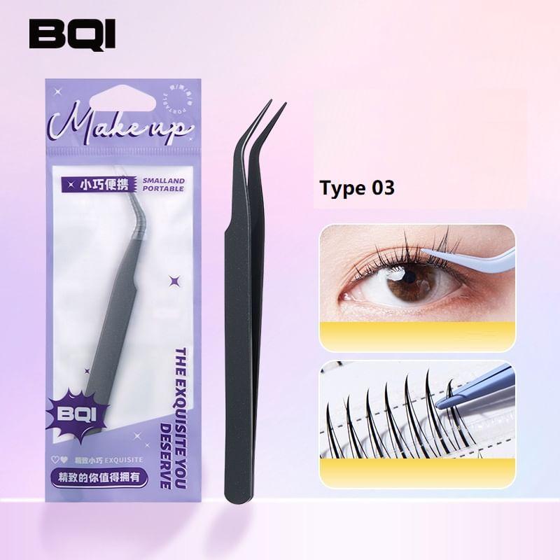 Mogugu - Stainless Steel Eyelash Tweezers (Various Designs)