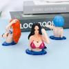 One Piece Action Figurine Beauty Model Chest Shaking Car Ornaments Shake Girl Dashboard Decoration Doll Bobbleheads Kawaii Sexy