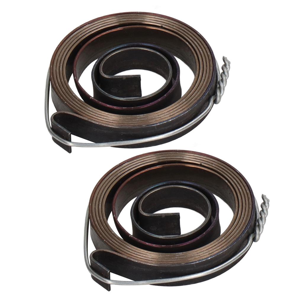 2Pcs Bench Drill Press Return Spring Chromeplate Robust Stable Quill Feed Return Coil Spring