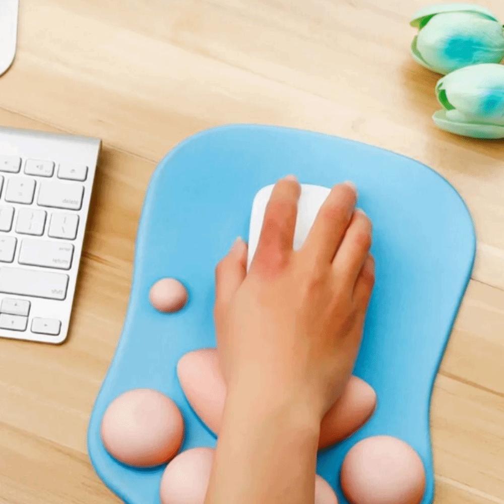 Wrist Pad 3D Cat Paw Mouse Pad Cartoon Mouse Wrist Pad Portable Gaming Mouse Pads  Office Worker