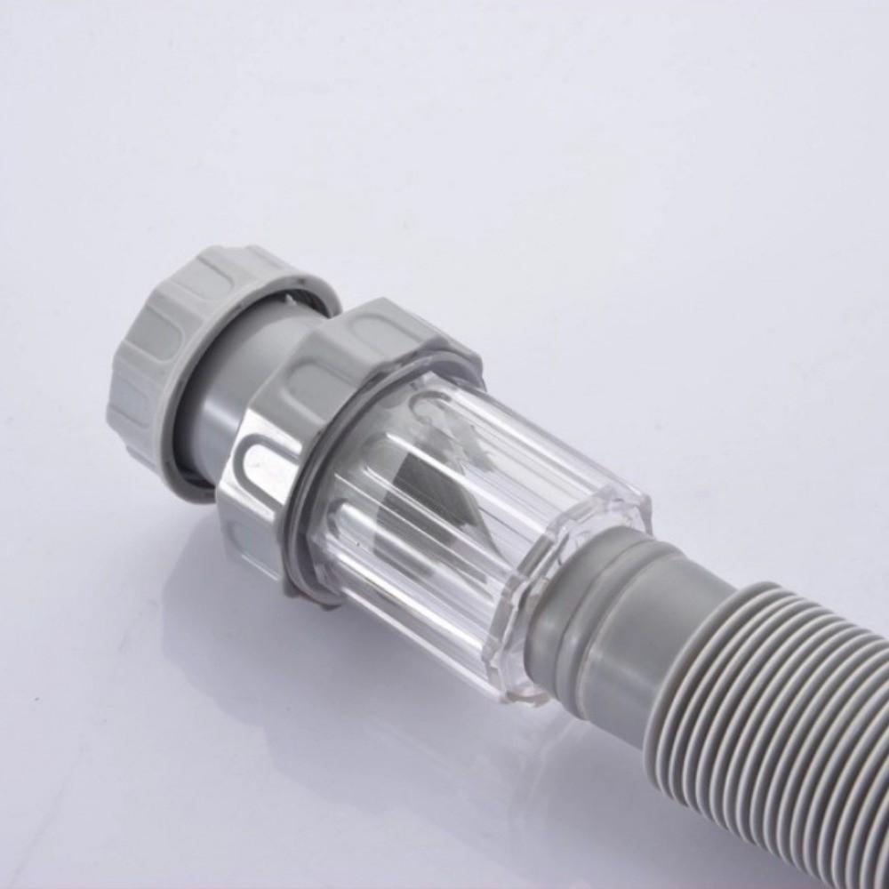 Flexible Expandable Drainage Pipe Odor-proof Plastic Extension Pipe Transparent Design Drainage Hose Bathroom Accessories