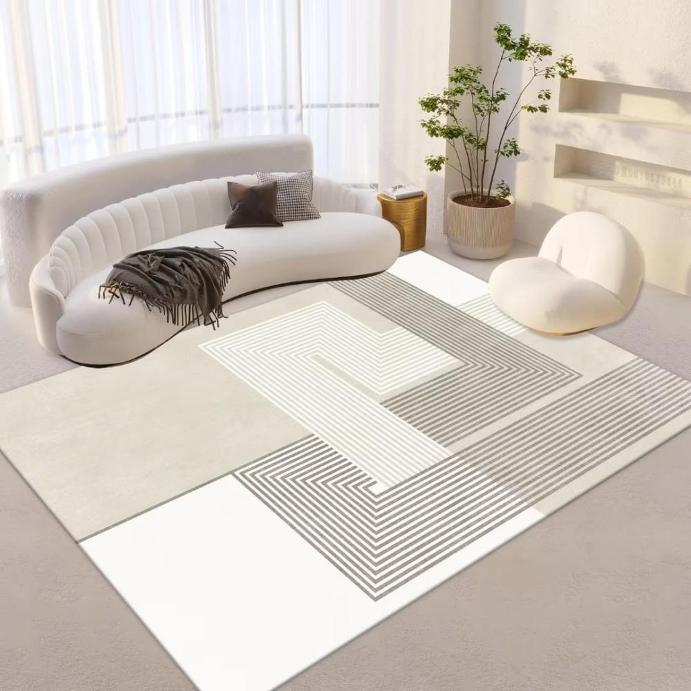 Scandinavian Style Geometric Rug Living Room Study Wearable Design Modern Home Studio Ins Style Space