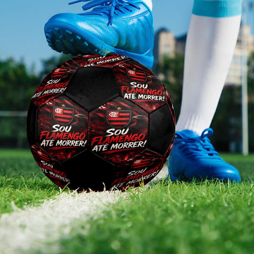 1pc Clube de Regatas do Flamengo Soccer Ball Size 5 Indoor Soccer Ball Fashion Colorful Backyard Game - Great For Sports Fans Gift HE22