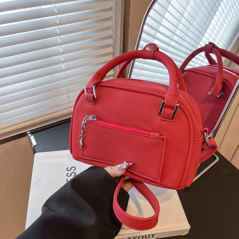 Frosted retro small bag women's spring and summer versatile new fashion messenger bag women's portable pillow bag