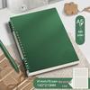 Retro B5 Top-Flip Detachable Ring Binder Notebook - Hand-Friendly Design