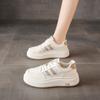 Platform White Shoes Women's Spring Wear 2025 New Popular Versatile Angola Red Sponge Cake Casual Sports Shoes