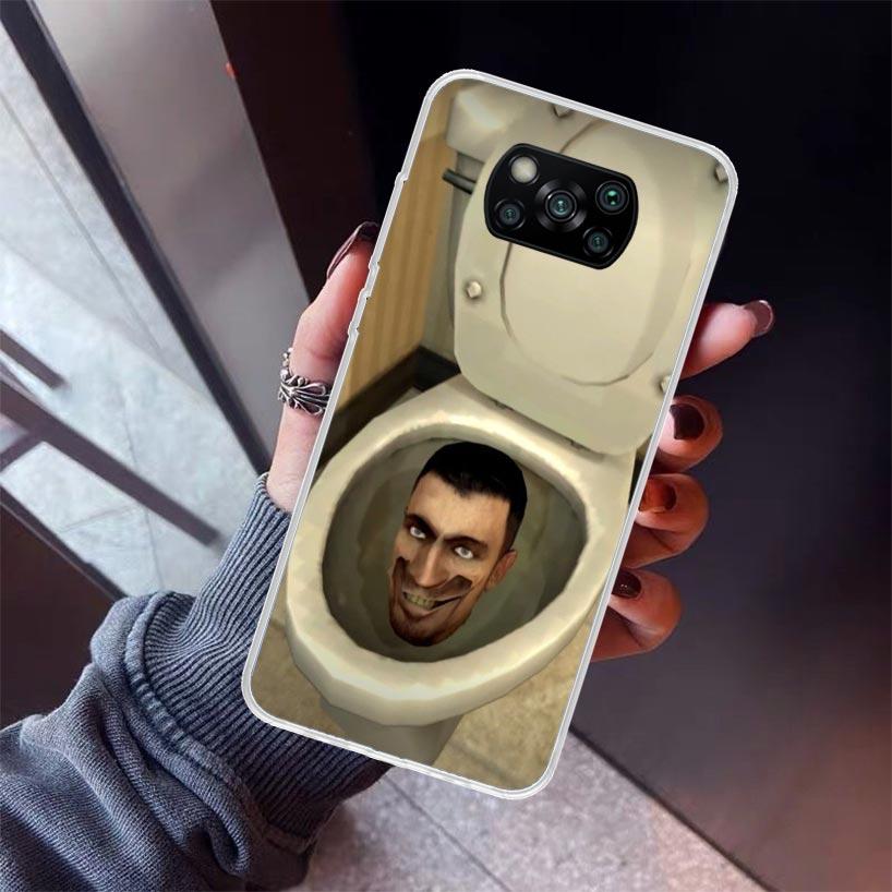 S-Skibidi Toilet Mobile Cell Phone Case For Xiaomi Poco X7 X6 X5 Pro F7 Ultra Redmi 15C 15 13 13C 12 12C 10 10A 10C 9 9A 9C 9T S