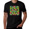 Frog Pattern Tshirt Casual Fashion Short Sleeve Cotton Tshirt
