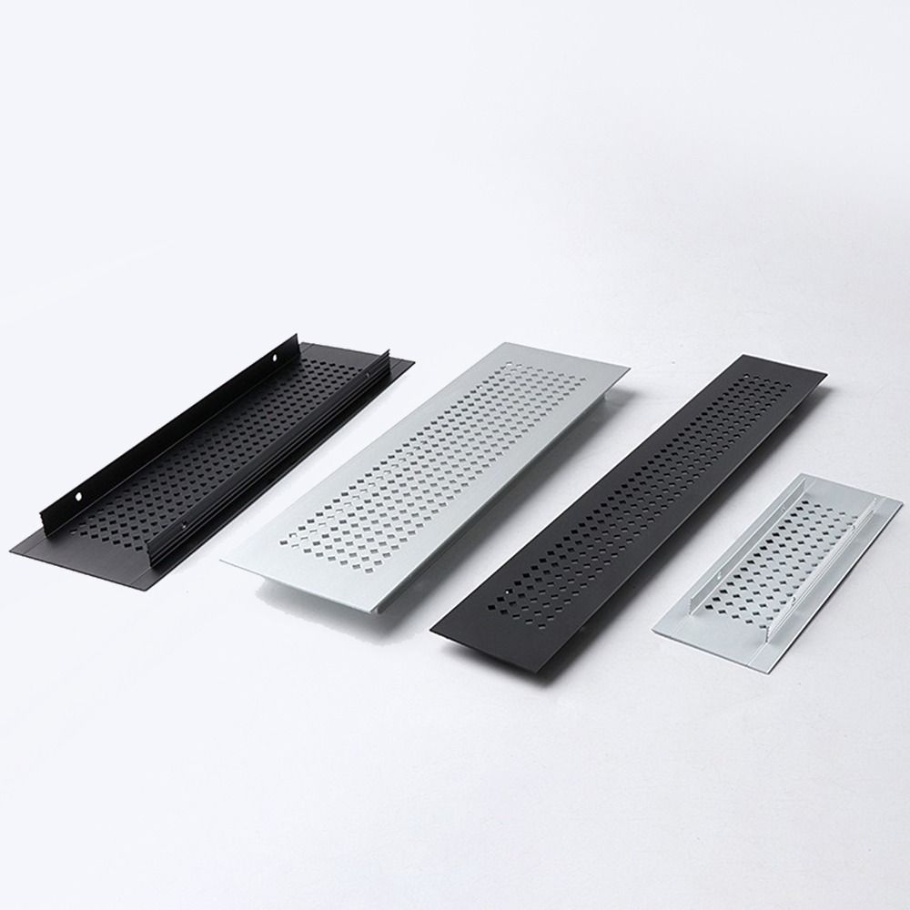 2pcs/set Aluminum Alloy Vents Cover Louver Ventilation Grille Air Vent Decor Furniture Hardware