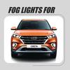 Compatible Fog Light Assembly for Modern ix25/Creta 2017-2020 Models