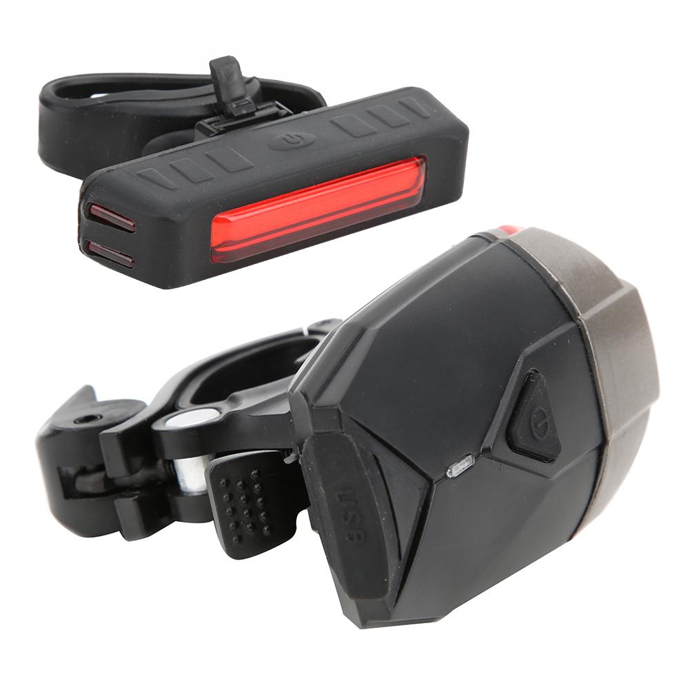 ABS USB Charging Bike Strong Front Light Mountain 035 Bicycle Tail Lamp Cycling Accessory