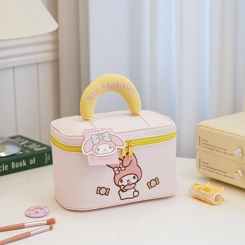 Sanrio 3D Cartoon Handbag: Large Capacity Travel Cosmetic Bag