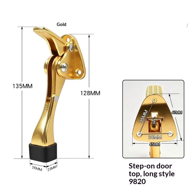 1Pcs Anti Collision Easy Pedal Floor Holder Kick Down Door Stopper Hardware Wall Protectors Door Holder