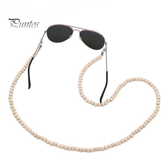 Barevné dřevěné korálky učitelské poutko na řetízek ID držák zatahovací odznak naviják klíče na brýle řetízky na brýle řetízek na brýle s pouzdry na karty