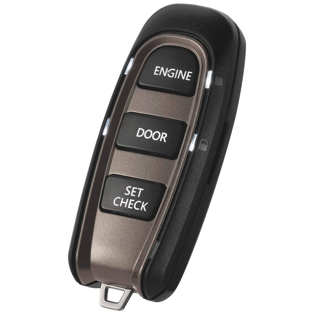 Carmate Engine Starter with Answer Remote and Door Lock Function (CARMATE) Back, Built-in Antenna, Control, In-Dash Antenna, (TE-W5200)