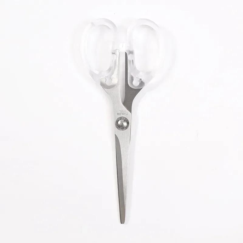 Nordic Style Simple Advanced Transparent Office Supplies Rose Gold Stapler Staple Remover Hole Punch Scissors School Stationery