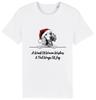 POODLE Christmas Dog T-Shirt Adults Kids Woof Wishes Tail Wags Dogs Xmas Gift