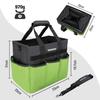 WORKPRO Tool Bag, Tool Storage Container, 330mm Wide X 250mm Deep X 310mm High, with Shoulder Strap, Large Capacity, 400*400D Oxford Cloth with Plasti