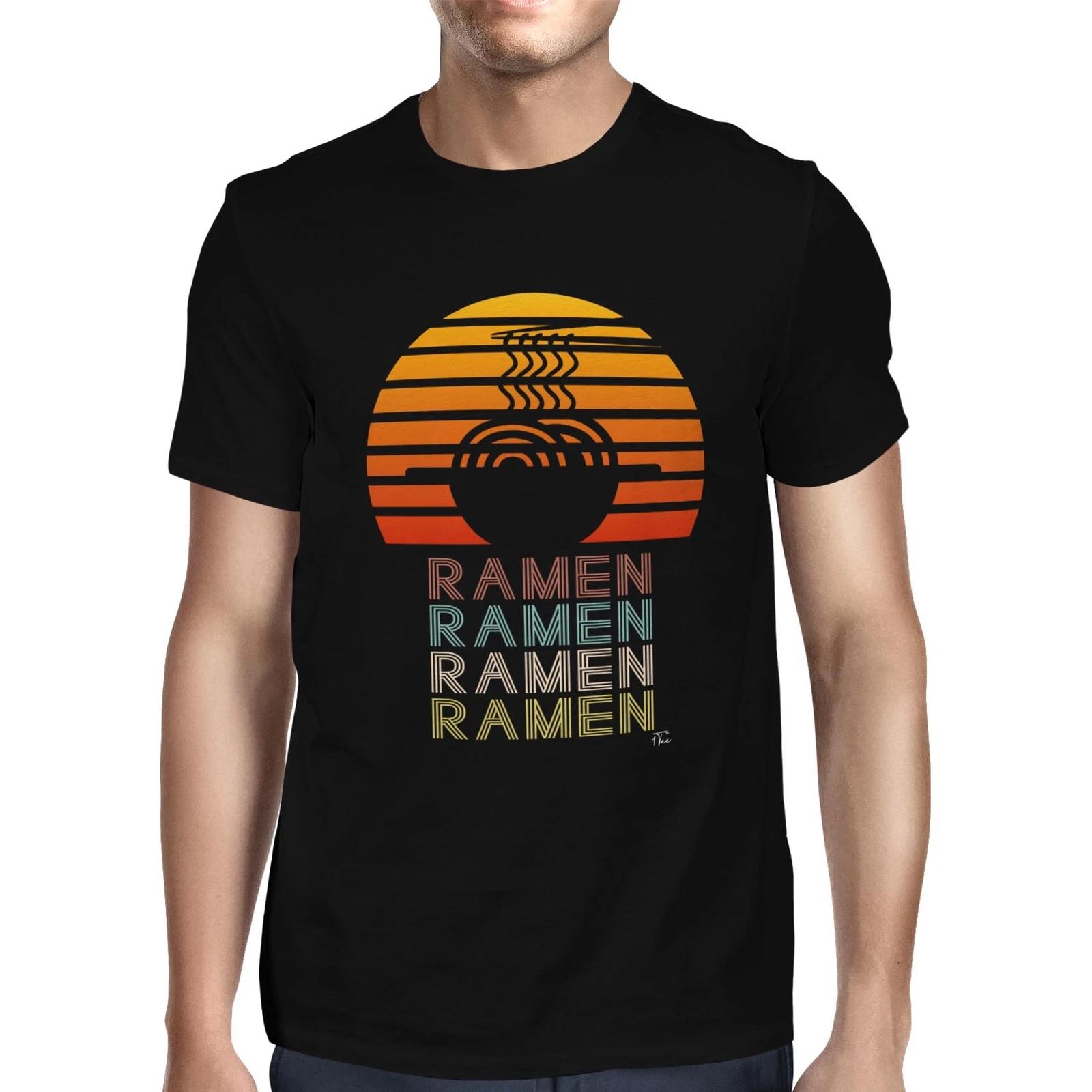 1Tee Mens Ramen Japanese Noodles Vintage Retro T-Shirt S