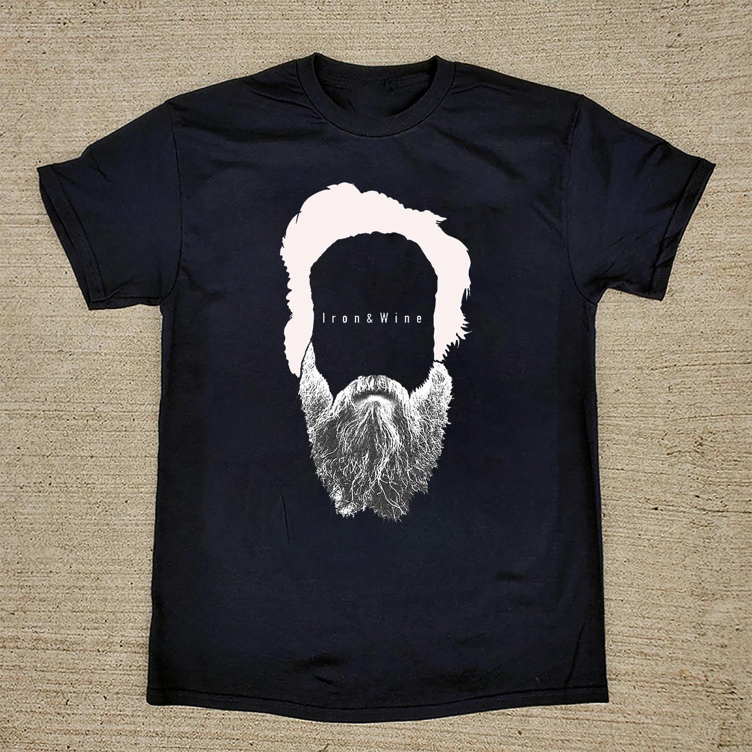NEW! Iron & Wine Black Cotton Shirt Full size S-5XL CL417 S разноцветный