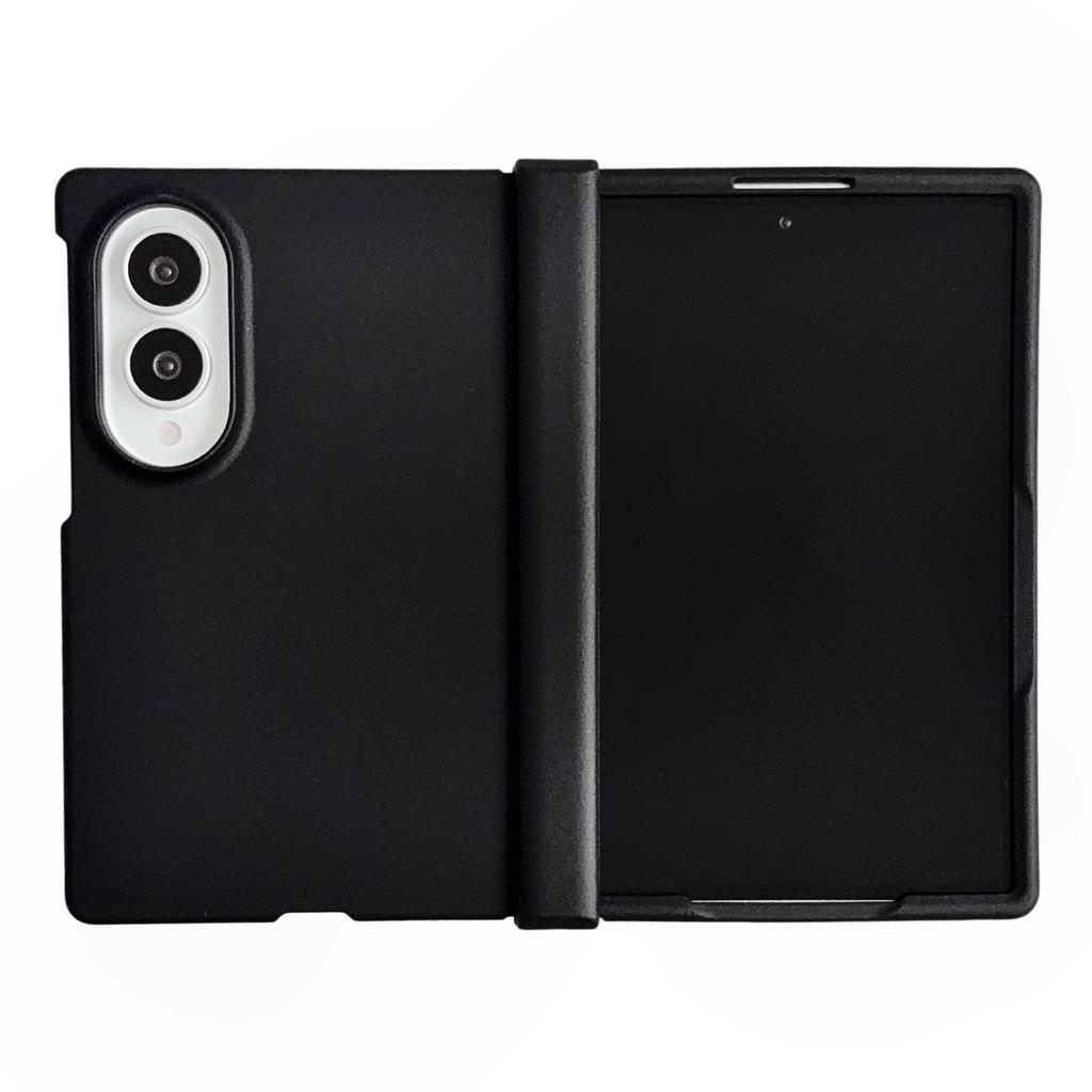 Custodia Protettiva Colorata PC con Cerniera Sottile Skin Feel per Samsung Galaxy Z Fold 8 Cornice Rialzata Fotocamera Cover a Libro Antiurto Funda