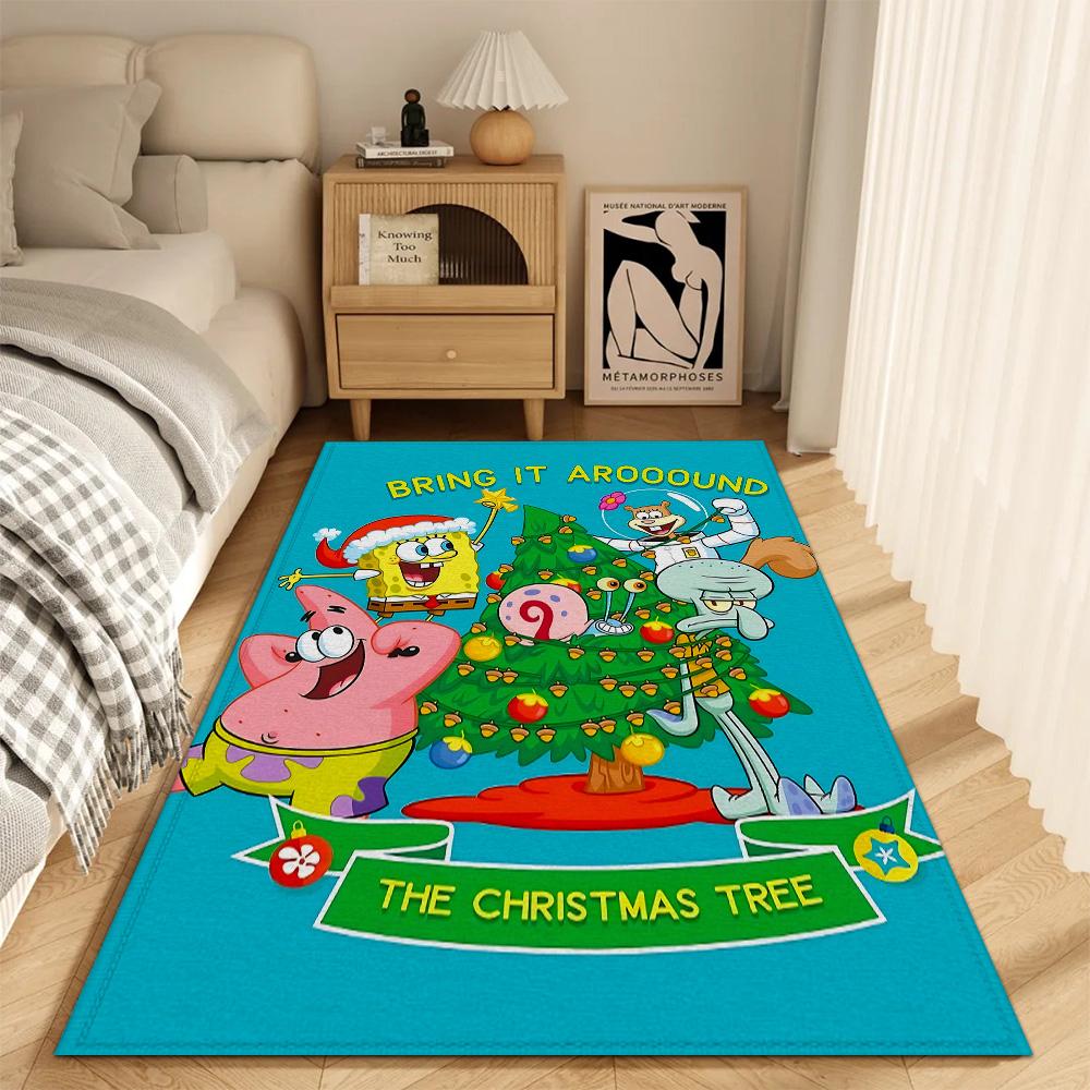 

Fashion Entrance Mat Living Room Rugs Decoration S-spongebob Super Absorbent Bathroom Rug Kitchen Carpet Bath Mats Balcony Door 40x60cm