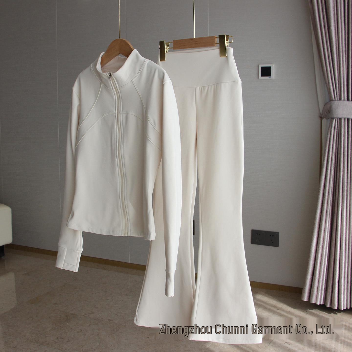 

Girls Autumn/Winter Velvet Dancewear Set for Chinese Dance Practice 120 (fits height 120cm) брудно-білий