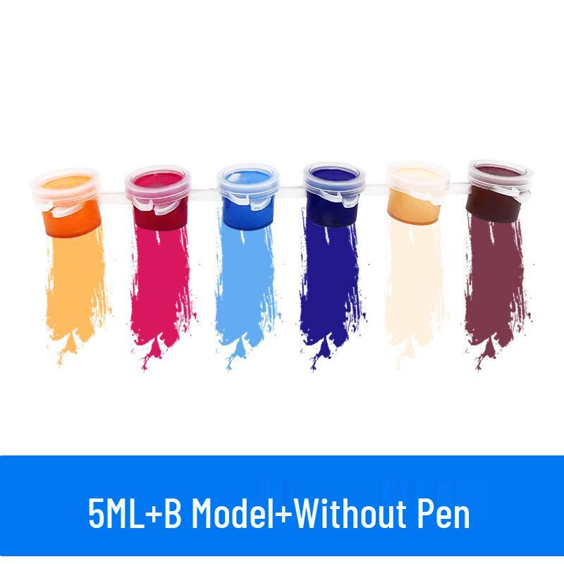 Acrylic Highlight Paint Set: 12 Colors for DIY Plaster Doll Graffiti and Children's Painting