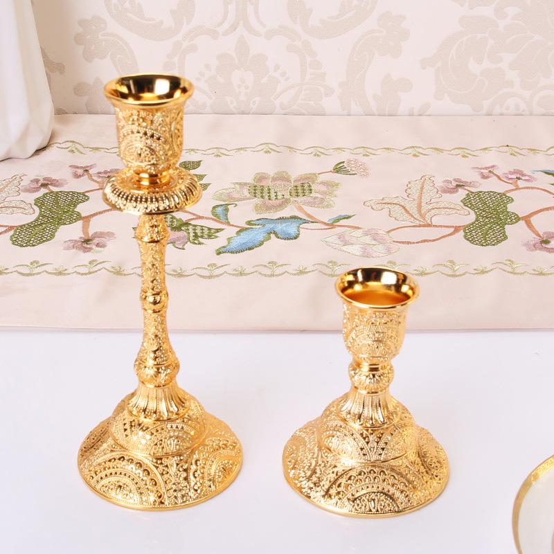 Wedding 5 Five-head Three-head Candlestick European Candlestick Table Candlelight Dinner Hotel Home Decoration Ornament