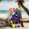 Customizable personalized beach towels Kamen Rider Decade themed designs.Suitable for the beach, yoga, sports;ideal as beach accessories