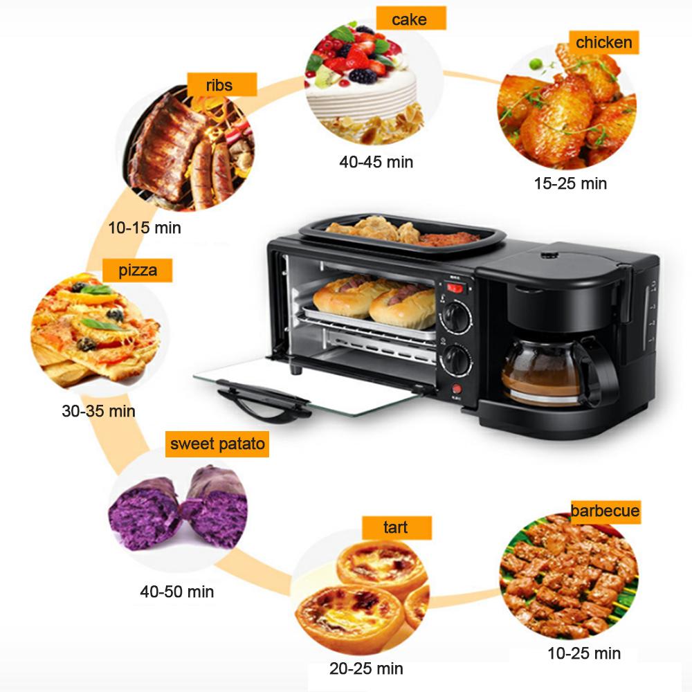 Coffee Maker Toaster Machine Oven 