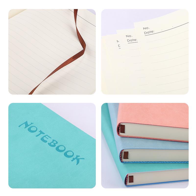 Super Thick 416-Page Business Notebook - A4/B5/A5 Large Size for Work Records