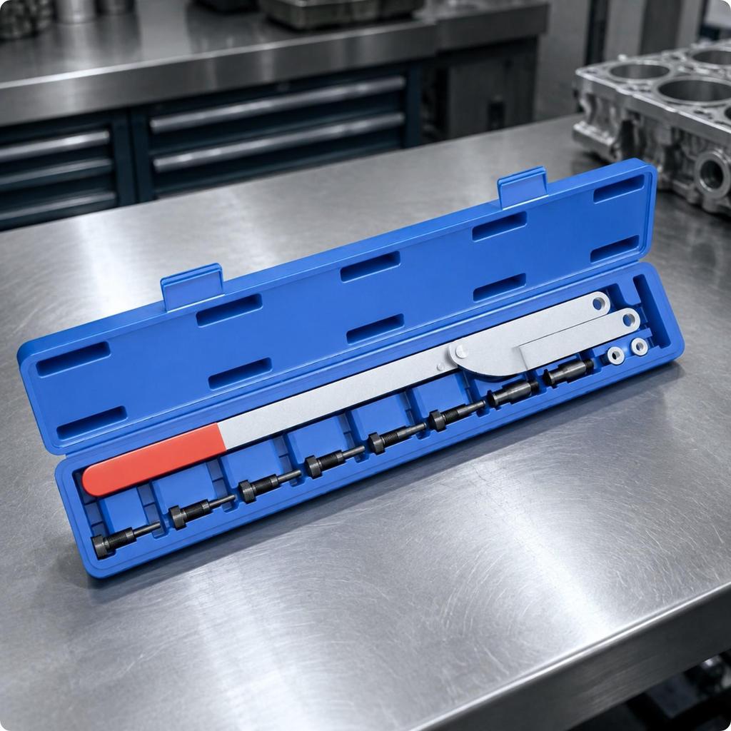 11 Pieces Pulley Support Wrench with Storage Case High-Strength for Workshop