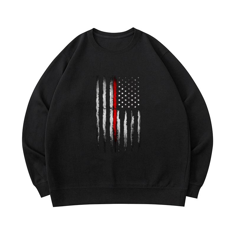 red line sweatshirt