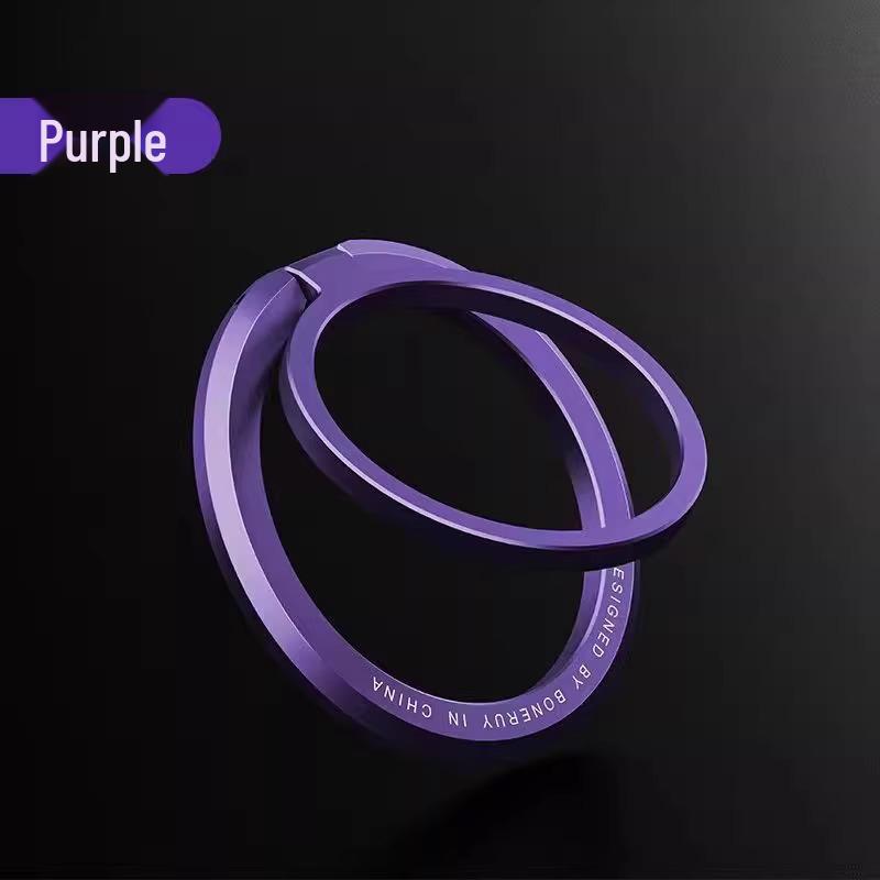 360° Rotating Magnetic Phone Holder Ring with Back Sticker