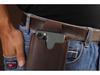 Genuine Leather EDC Tactical Phone Pouch - Men's Outdoor Waist Protective Case