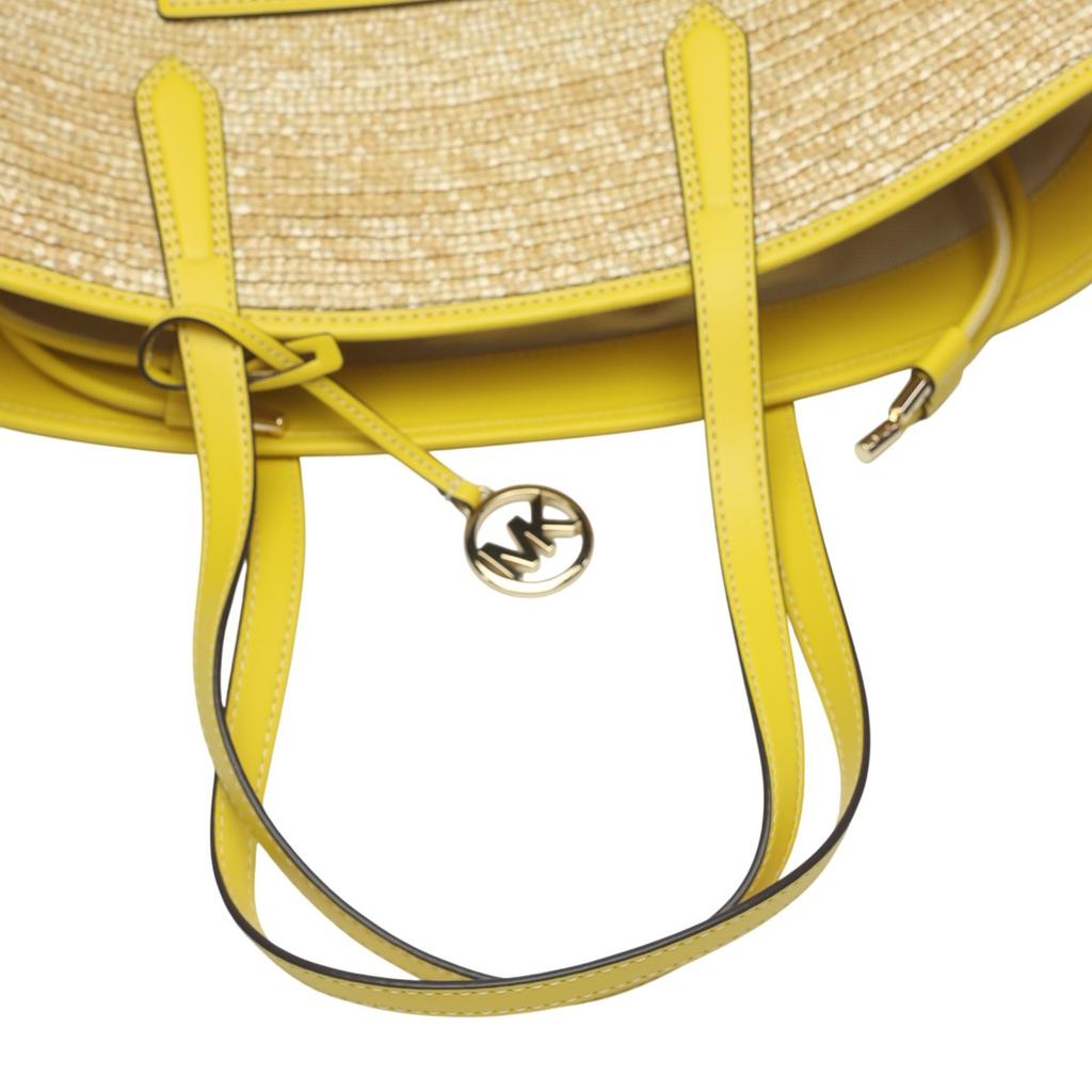 Michael Kors Large capacity Handbag straw yellow Women Used