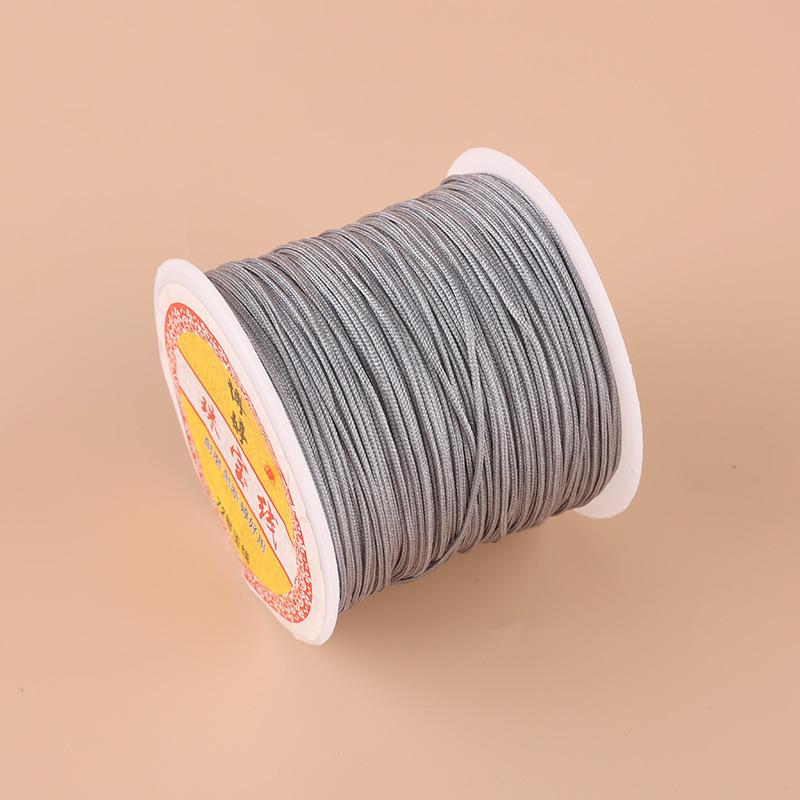 Boting Jade No. 72 0.8mm Nylon Thread for DIY Braided Cord Bracelet Weaving and Pendant Making.