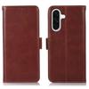 For Samsung Galaxy A17 Case RFID Blocking Genuine Cow Leather Wallet Phone Cover