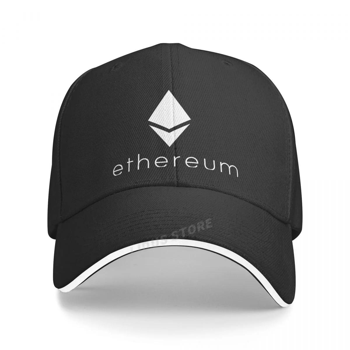 

Ethereum криптовалюта бейсболки женские мужские регулируемые модные унисекс Ethereum шляпы Adjustable